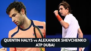 Quentin Halys vs Alexander Shevchenko | ATP DUBAI 2026 Profile