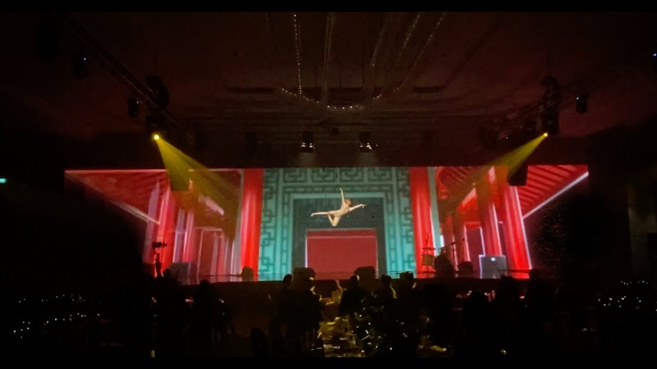 Arial Performance 3D Video Mapping - Amman, Jordan