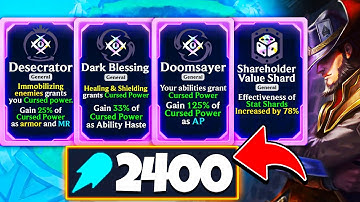 3 Curses + 78% Shardholder Twisted Fate = INSTANT One-Shot Blue Cards