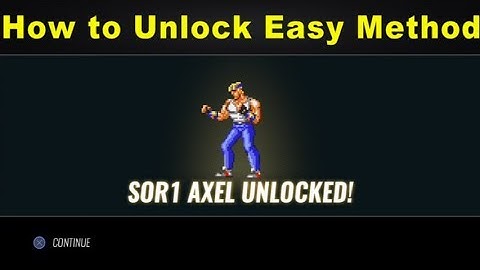 Streets of Rage 4 How to Unlock All SECRET Characters THE REAL WAY Tutorial