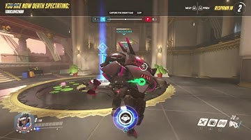 3 Flag Captures Lucio CTF Gameplay/Overwatch