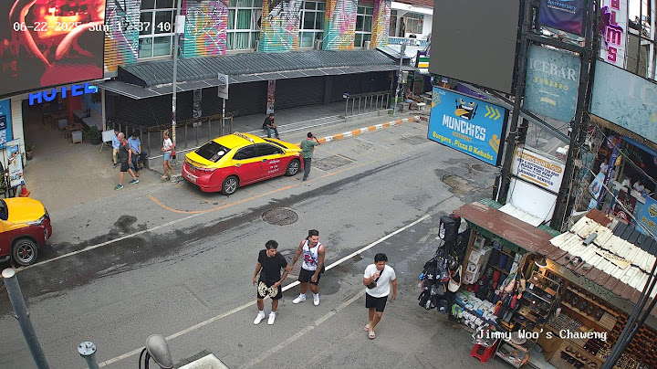 Jimmy Woo's Chaweng | Soi Green Mango | Koh Samui | Thailand | Live Street Webcam | 2160p 4K
