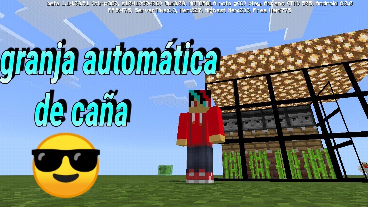 Granja De Cañas De Azucar Minecraft