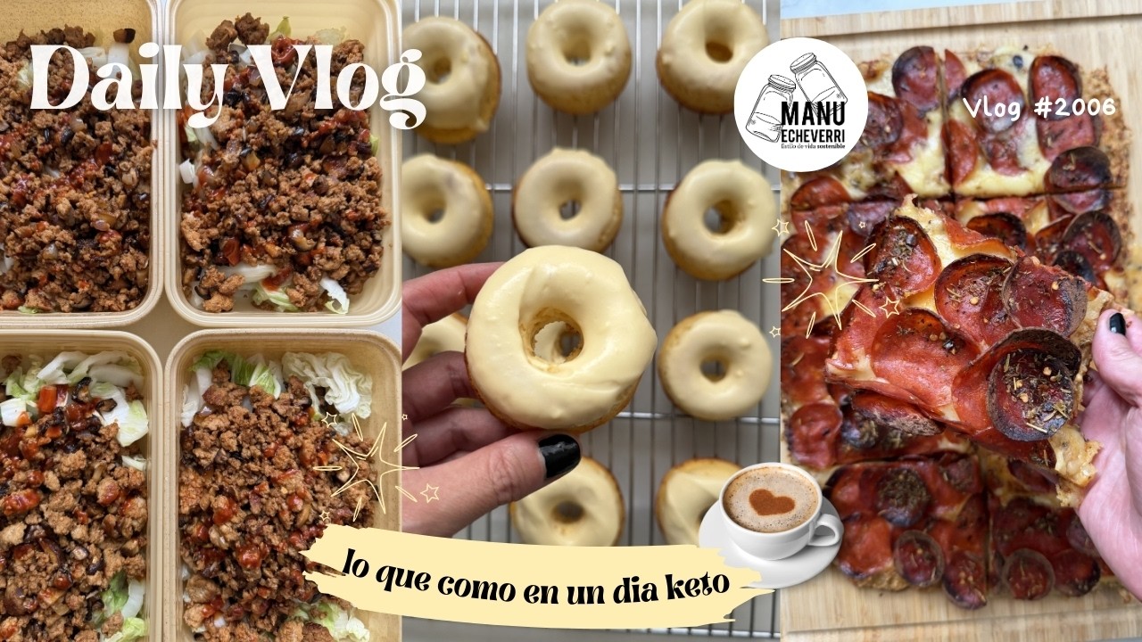 🔥NUEVAS RECETAS KETO ALTAS EN PROTEINA | LO QUE COMO EN UN DIA | VLOG 2006 | Manu Echeverri