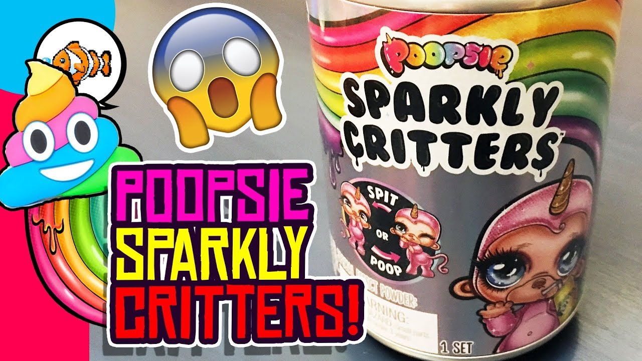 💩🌈 POOPSIE SPARKLY CRITTERS Toy Opening! OMG the SLIME