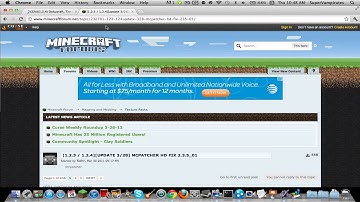 How to Install Texture Packs and Use MCPatcher