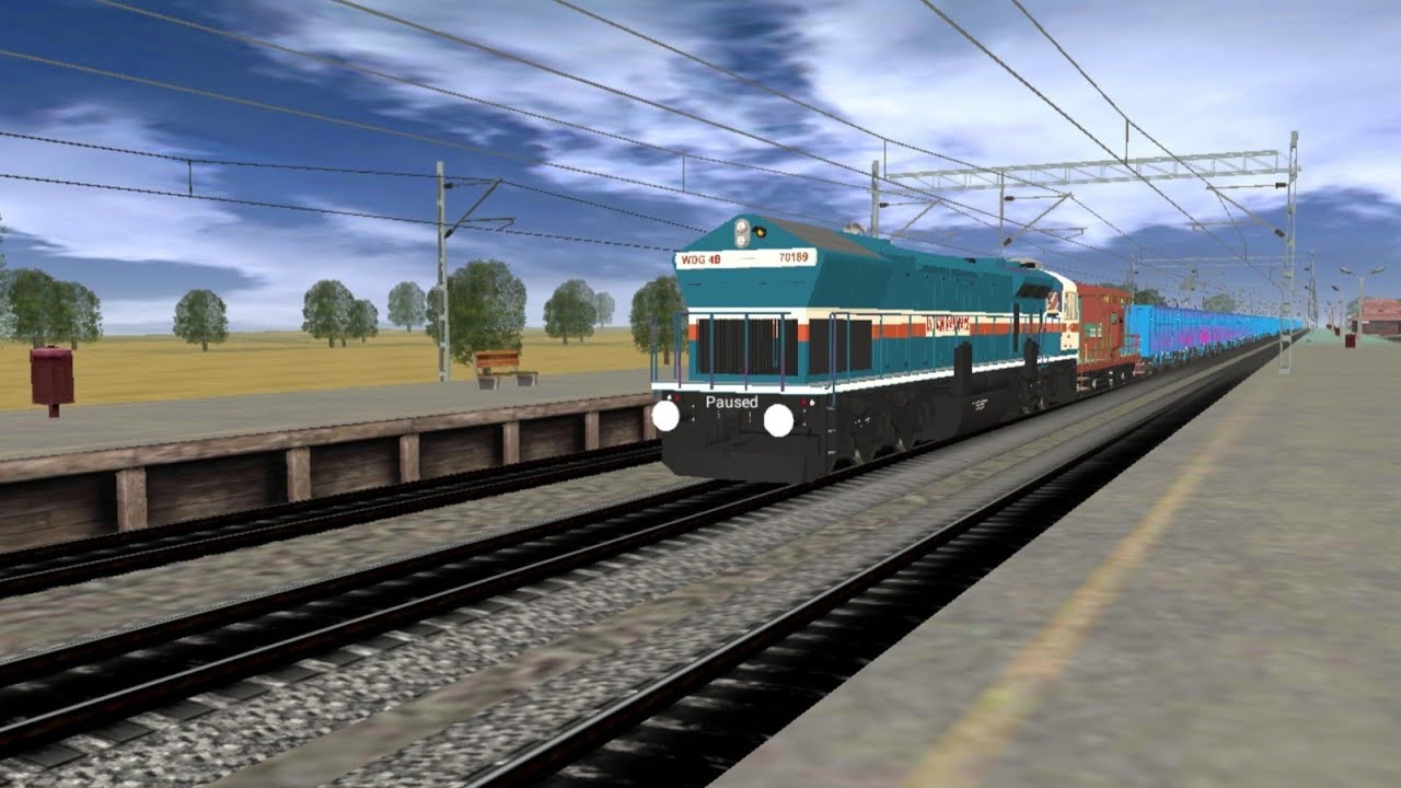 #1| TRAINZ SIMULATOR | PYTHON FREIGHT TRAIN WITH FIVE LOCOMOTIVES ...