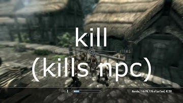 Skyrim console commands