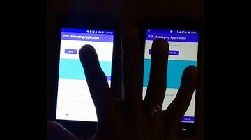 WifiDirect P2P messaging