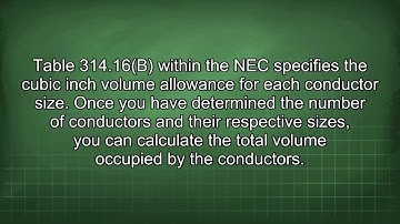 Understanding Electrical Box Fill Calculations and NEC Table 314.16(A)