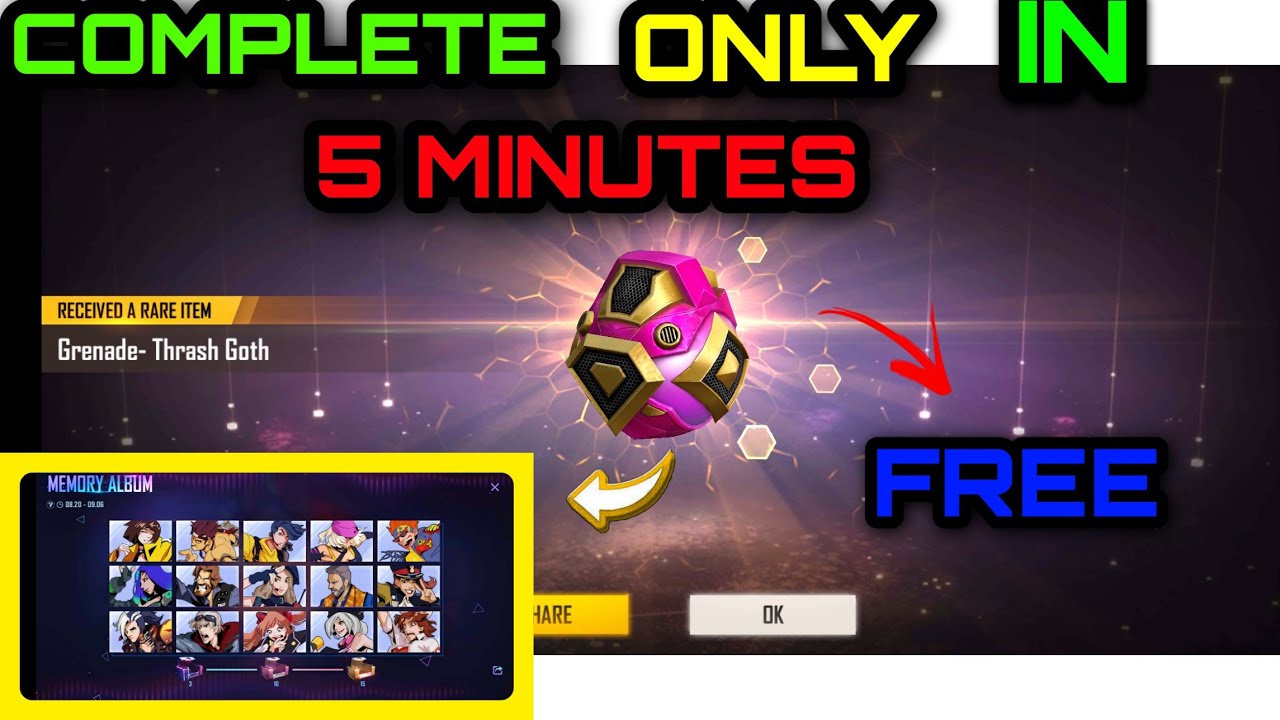 HOW TO COMPLETE MEMORY ALBUM EVENT IN FREE FIRE 4TH ANNIVERSARY ||