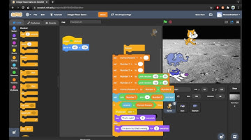 Math with Scratch - Integer Addition Race