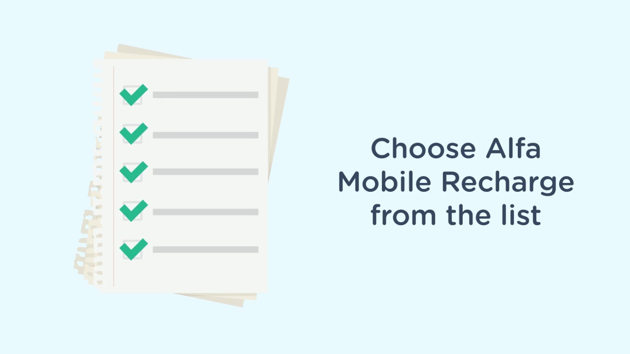 How to recharge your Alfa mobile number via PinPay! YouTube