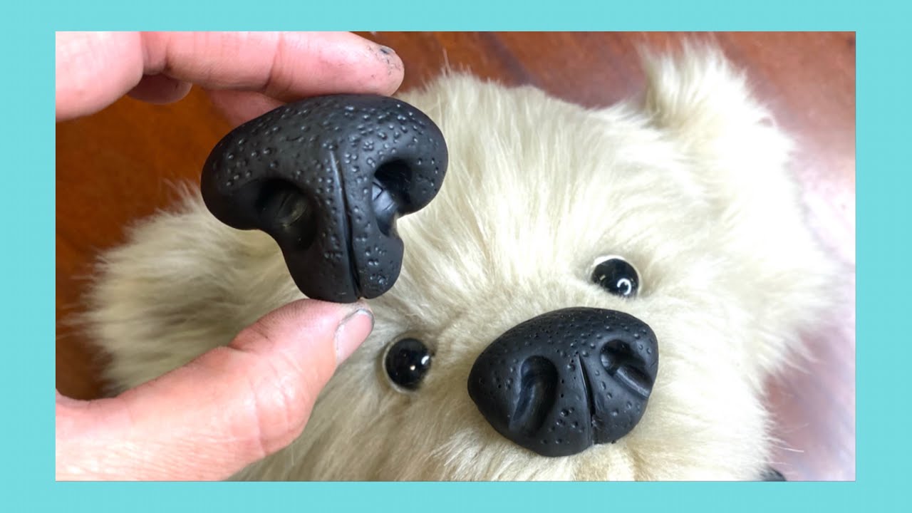 Make A Polymer Clay Nose Or Beak For A Teddy Bear 🐻 🐻