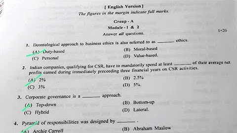|| CU SEMESTER - 4 EDBD Solution Paper 2023 ||