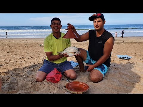 خرجة مع الاصدقاء بشاطئ الوطية طنطان