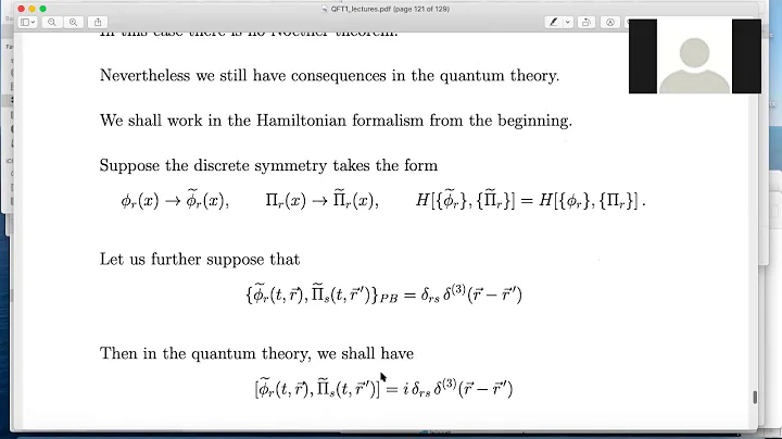 Quantum Field Theory I:  Lecture 15 by Ashoke Sen