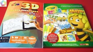Волшебные фломастеры Crayola и живые картинки 3d, diy игра для детей, Радужки Rainbow World