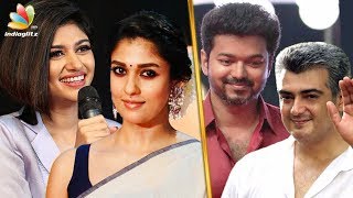 Thala - Thalapathy : Who is Oviya & Nayanthara's favorite? | Vijay, Ajith | Hot Tamil Cinema News