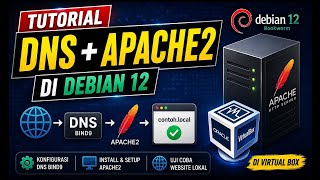 Belajar DNS Server dan Apache2 di Debian 12 Untuk Pemula