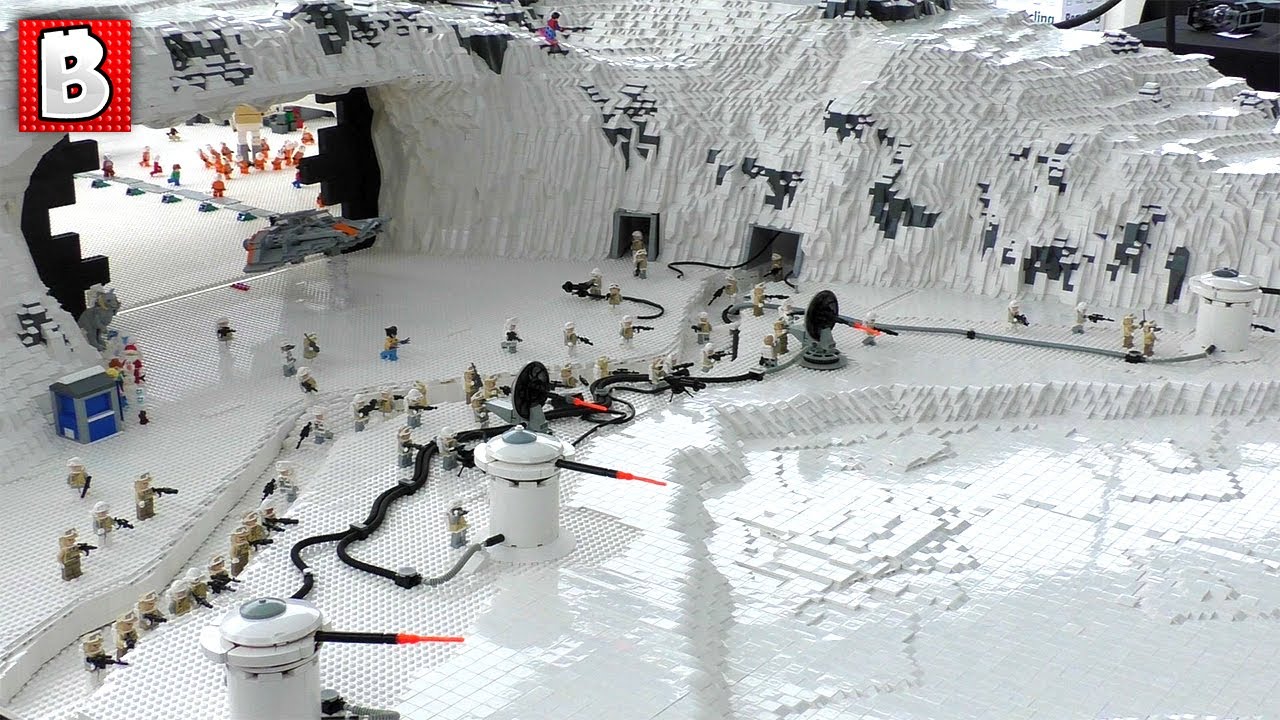 Biggest Lego Hoth Ever!!! Star Wars Days LEGOLAND 2017