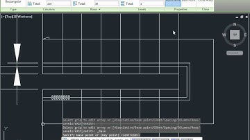 AutoCAD Rectangular Array Tutorial