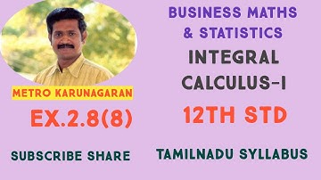 12th Std BM Ex.2.8(8) Using second fundamental theorem Integrate √ 1+ cos x from 0 to π/2