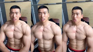 asian muscle guy