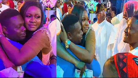 See How Yoruba Actress Ogo Mushin Dances With Kunle Afod, Kamilu kompo At Her Wedding Anniversary