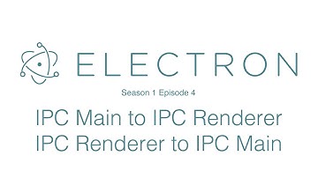 IPC Main to IPC Renderer & Back in React.js - Electron S1 E4