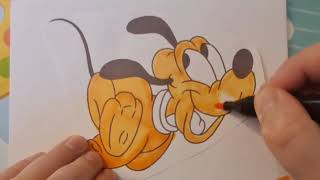 Mickey minnie  Mouse & Friends Coloring Pages!  Fun & Easy Coloring Adventure for Kids Learn Colors
