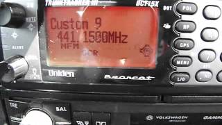 Uniden BCT15X Scanning Through The UHF Bands - 2 of 2