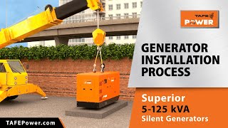 TAFE POWER Diesel Generator Installation Process | Superior Range of 5-125 kVA Silent Generators screenshot 1