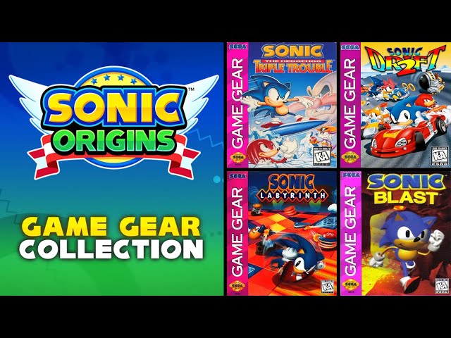 D.A. Garden on X: Sonic Collection 09: Sega Game Gear. All 10 UK releases  including Sonic Blast. The most Sonic games on a single console, which  rather surprising.  / X