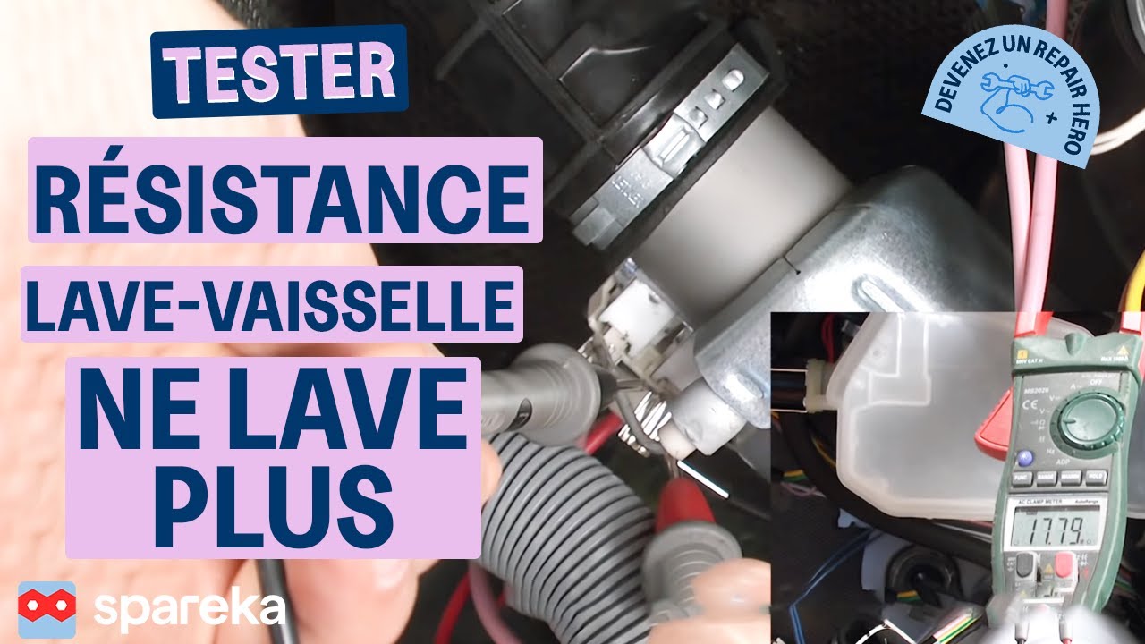 Comment changer une roulette de panier d'un lave-vaisselle ? - TUTO