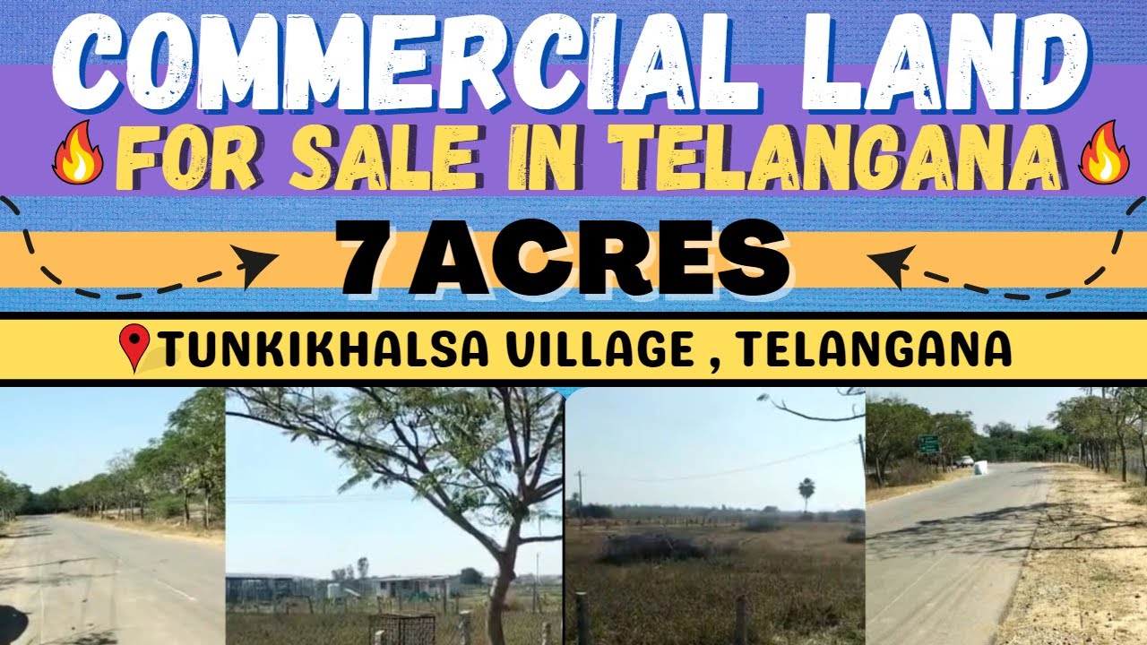 NACHARAM 7 ACRES COMMERCIAL LAND FOR SALE TUPRAN GAJWEL WARGAL