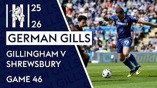 Gillingham vs Shrewsbury Town - German Gills Show - 2/5/2026 - Highlights - Sam Vokes Last Game