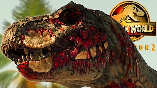 ZOMBIE Dinosaur Apocalypse in Jurassic Park | T-Rex ZOMBIE |E01| Jurassic World Evolution 2