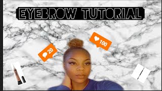 QUICK, EASY, &amp; AFFORDABLE EYEBROW TUTORIAL!😱