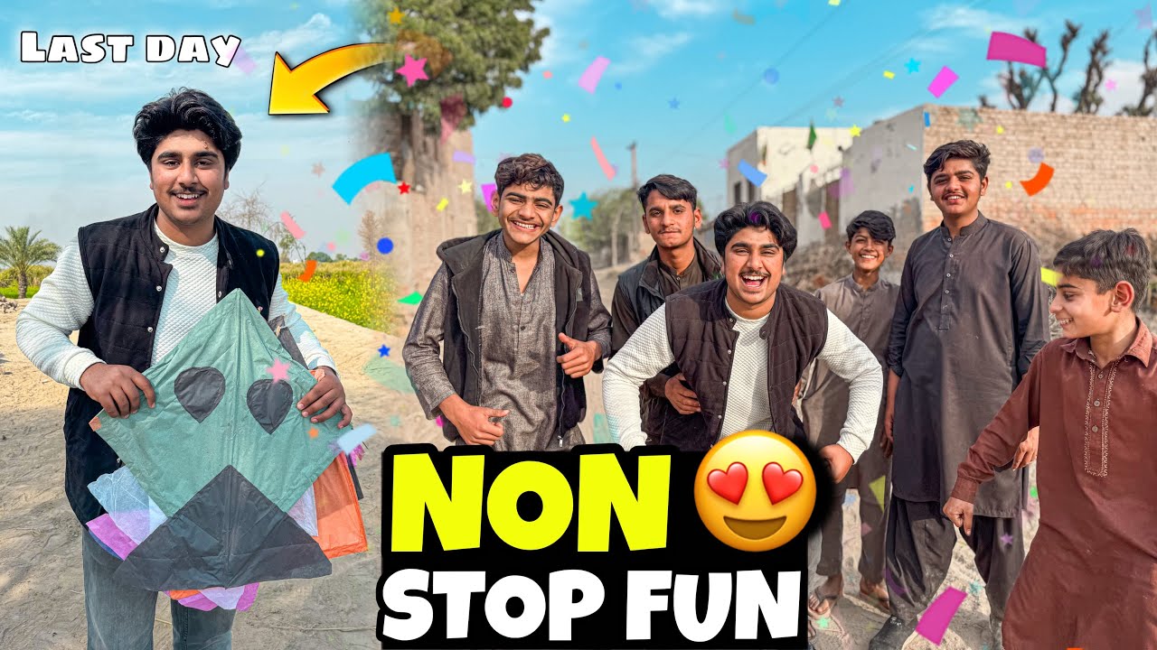 Basant Last Day 🪁 Boys Ke Sath Non Stop Fun 😱🔥…