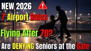 Flying After 70? 😱 NEW 2026 Airport Rules Are DENYING Seniors at the Gate