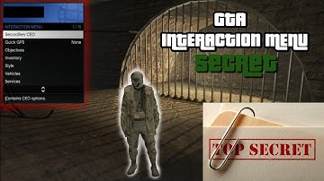 GTA Online - SECRET Trick to Open the Interaction Menu