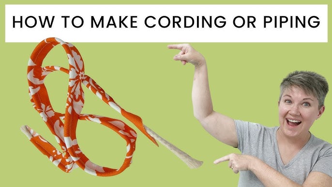 How To Make A Pillow With Cording 