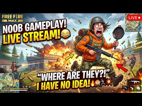🔴 LIVE NOW 🔥 FREE FIRE MAX RANK PUSH 😈 | NOOB TO PRO GAMEPLAY 🏆 | CRAZY CLUTCH + BOOYAH MOMENTS 🎯