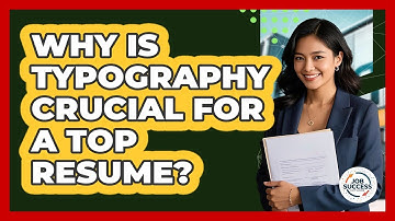 Why Is Typography Crucial For A Top Resume? - Job Success Network