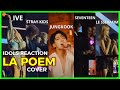 IDOLS Reaction LA POEM Cover IVE STRAY KIDS JUNGKOOK SEVENTEEN LE SSERAFIM GDA 2024 