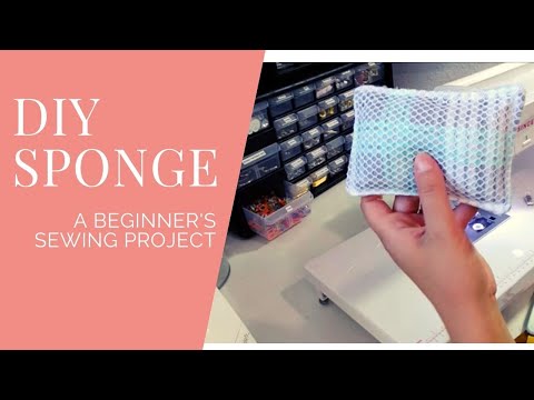 How To Make Reusable Dish Sponges The Easy Way! – Beginner Sewing Projects