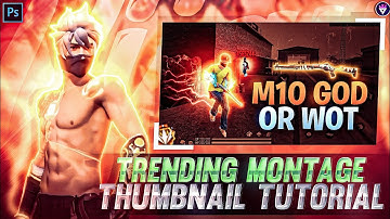How To Make Trending Montage Thumbnail In Android | Montage Thumbnail Tutorial