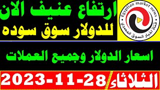 سعر الدولار والعملات في السوق السوداء اليوم الثلاثاء 28/11/2023