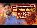 Important Question of CA Inter Audit Jan 2026| #CAInterAudit #cainterjan26 #auditimportantquestions